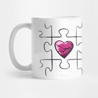 Broken Heart (small) Mug